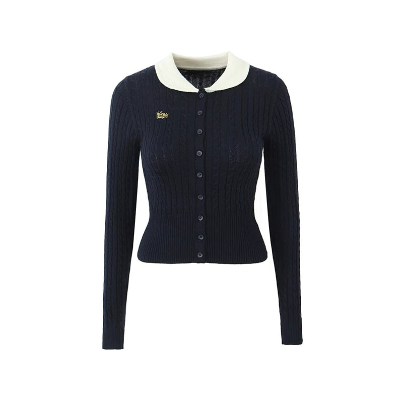 le palais vintage slim long sleeve sweater-BEA.