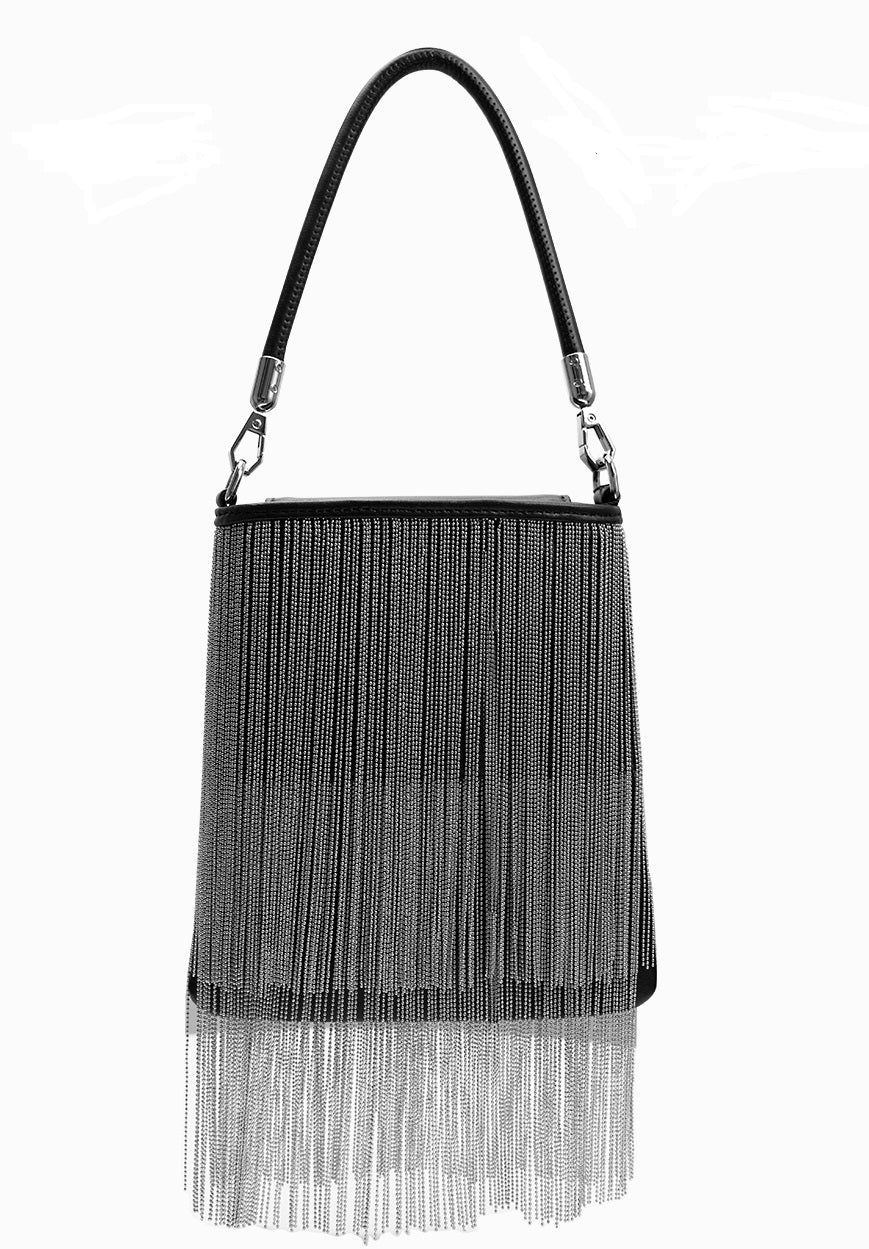 IUBALLET Stylish Tassel Fringe Bag  - WISDOM.