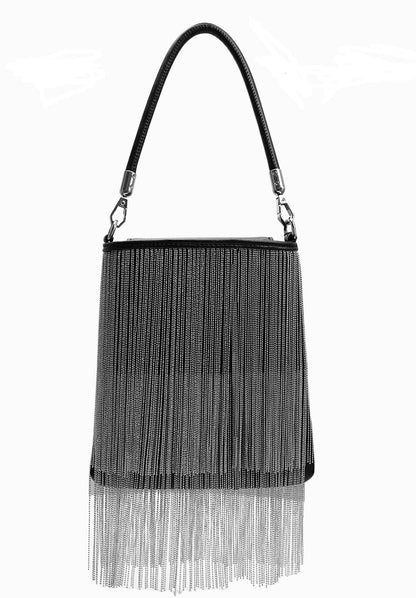 IUBALLET Stylish Tassel Fringe Bag  - WISDOM.