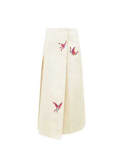 M essential Mackay designer butterfly embroidery short-sleeved top  pant skirt suit - baby.