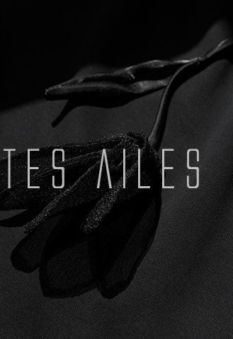 LE VENT&TES AILES  handmade Lush 100 cotton 3d flower short-sleeved top-Lyra