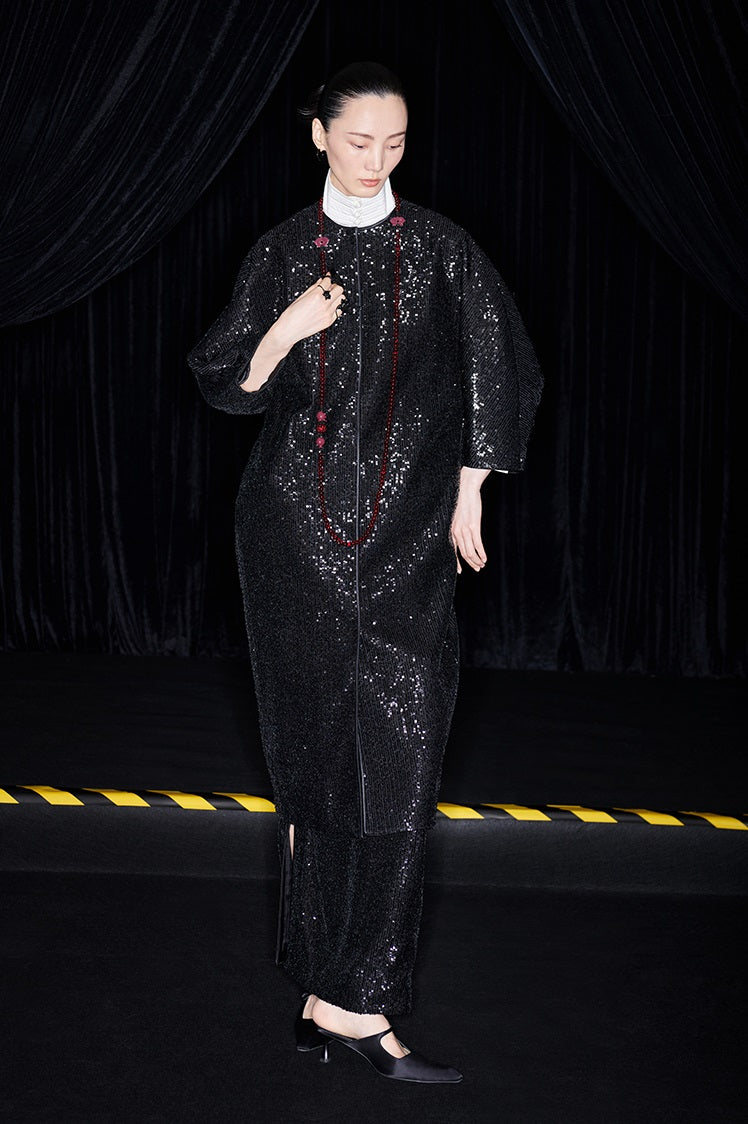 M essential Mackay designer silhouette three-quarter sleeve cardigan - AUGUST.