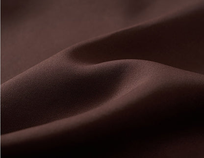 COMME MOI Summer Brown Retro High Waist Button Swim Trunks - LUNA.