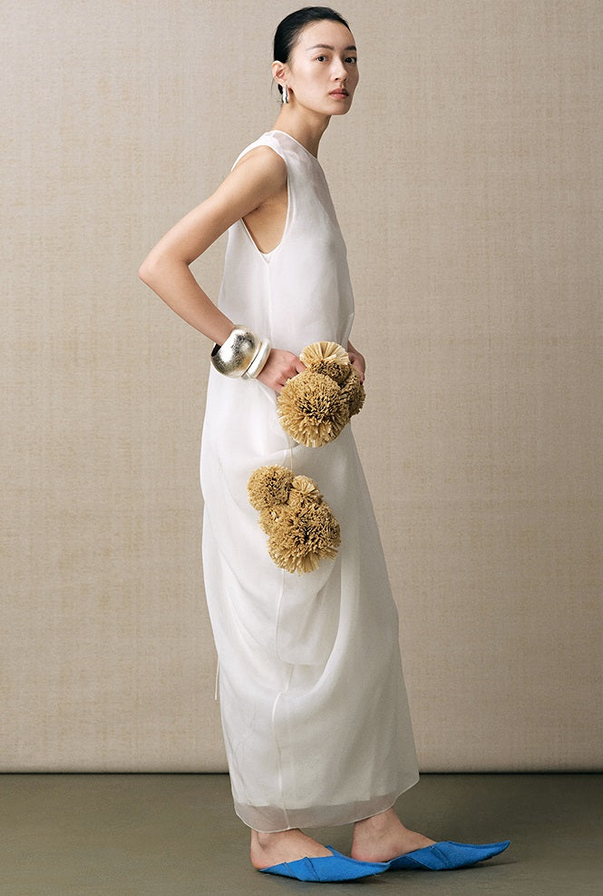 ZHUCHONGYUN light transparent silhouette dress--UZAKI.