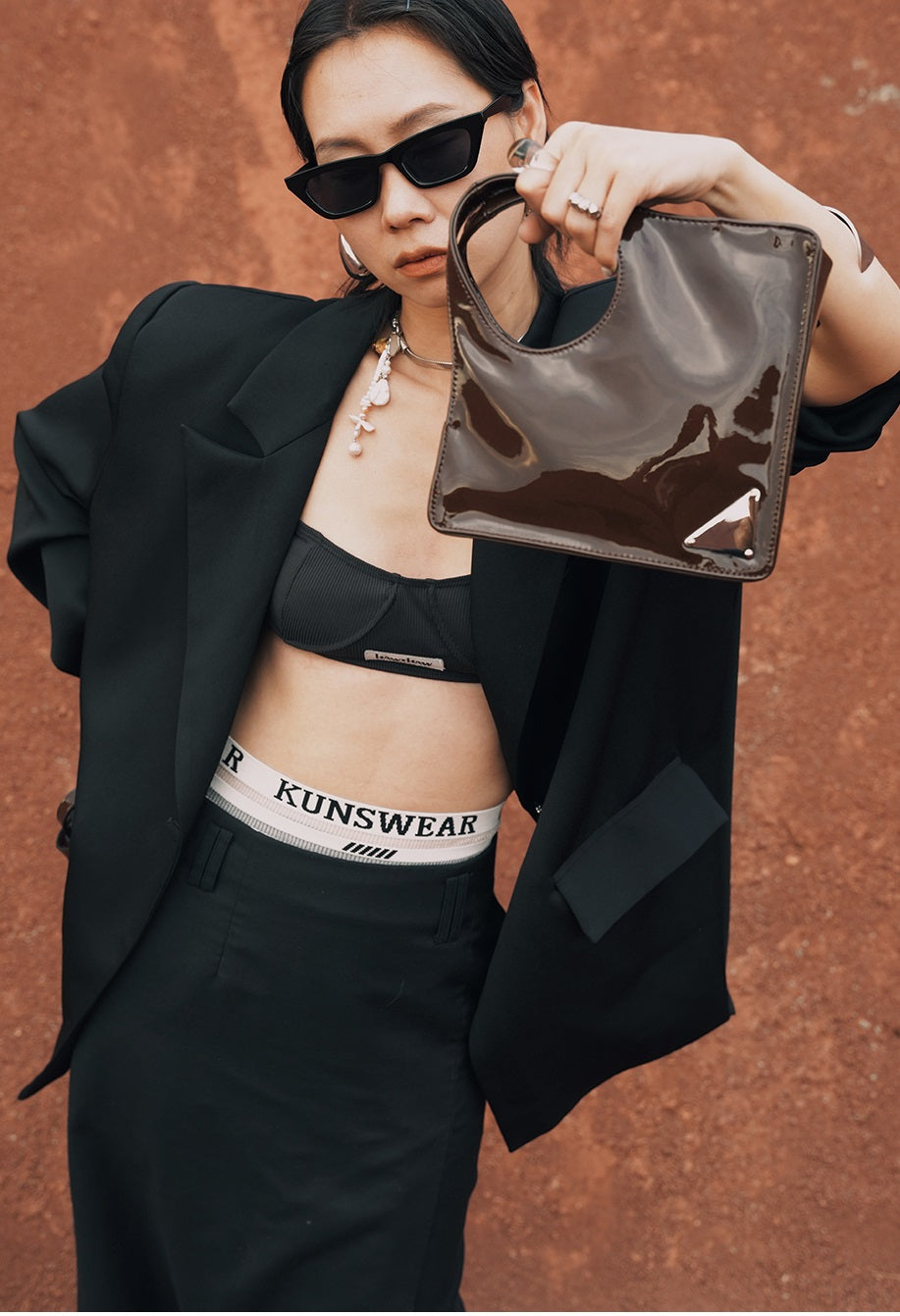 IUBALLET Cowhide Mini Geometric Bag - LIFTED.