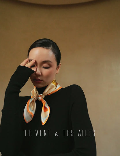 LE VENT&TES AILES seamless Yangtze yarn wool high-neck knit turtle neck-FEY