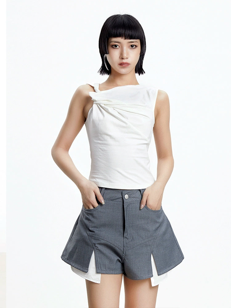 TINY IN Kink Women's Summer Black White Camisole-KAI