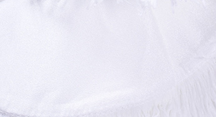 DOLLY Elegant White/Black Stand Collar Short Sleeve Slim Fit Short Fringe Dress-FRIYA