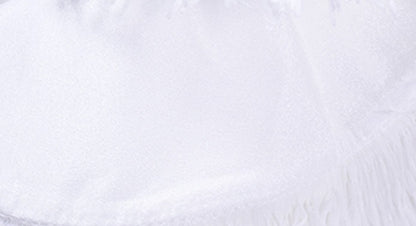 DOLLY Elegant White/Black Stand Collar Short Sleeve Slim Fit Short Fringe Dress-FRIYA