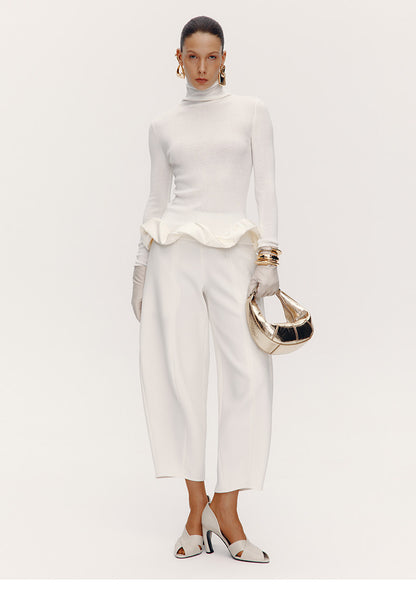 ATELIER MISS LU [After the Drama] New Artistic Scimitar Silhouette Pants - GRAT.