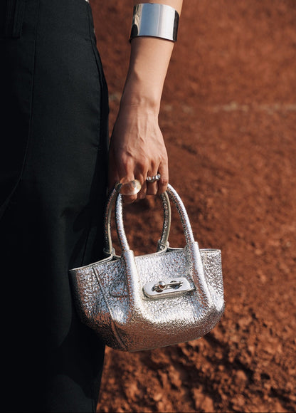 IUBALLET Leather Mini Bucket Bag - PEOPLE.