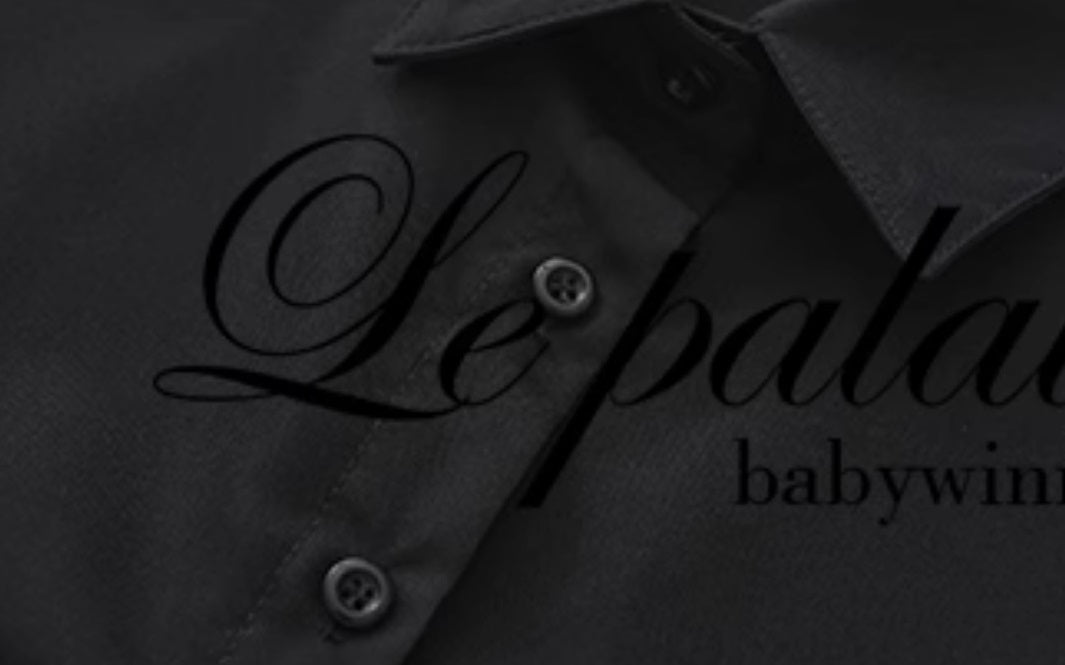 Le Palais Vintage black wrap short shirt ruffled puffy skirt-CALCIFER.