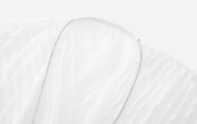 ZHUCHONGYU white loose pleated top and pant outfit set--SOUSOU.