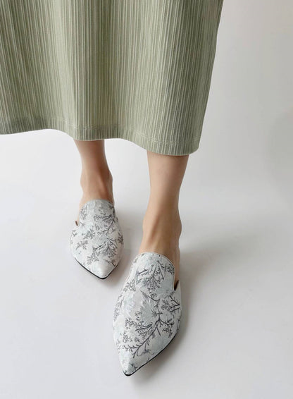 B-FEI sequin French pointed toe women's mules-TAKA.