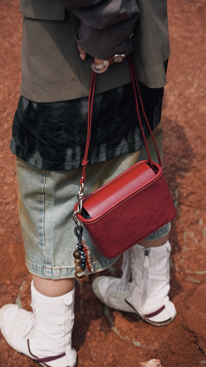 IUBALLET Retro Small Leather Box Bag - SWADE.