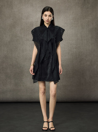 HECO Summer Layer Lace Short Dress - LIVING.