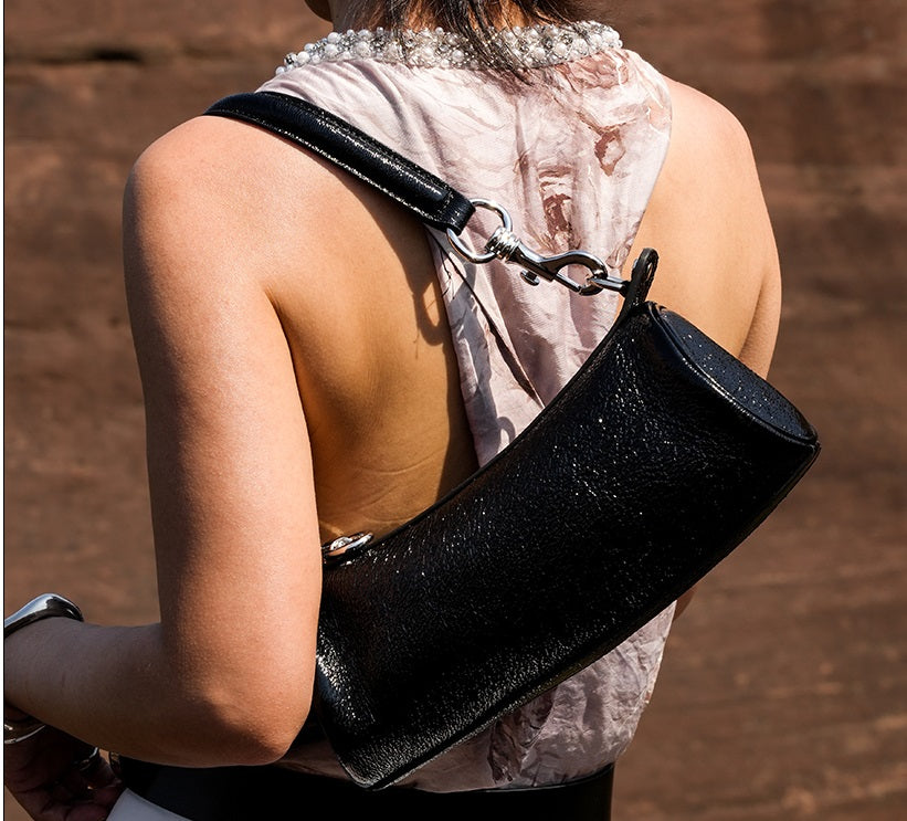 IUBALLET cyber cylinder underarm women's high-end leather handbag - SLATH.