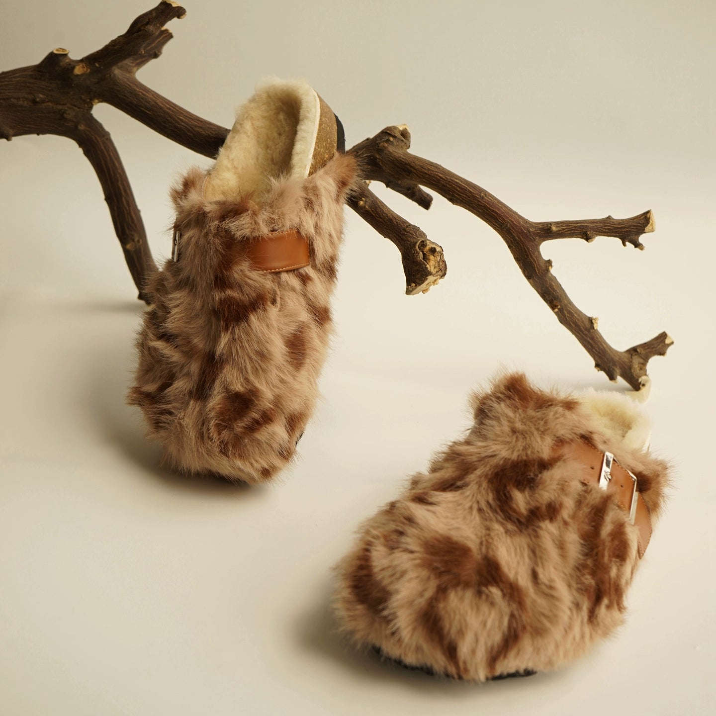 B-FEI leopard print round toe shoe-MAKI.