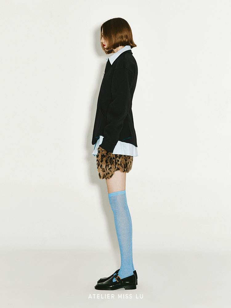 AtelierMissLu Fall/Winter 2024 faux fur stitchwork design styling Gloves -IMPACT