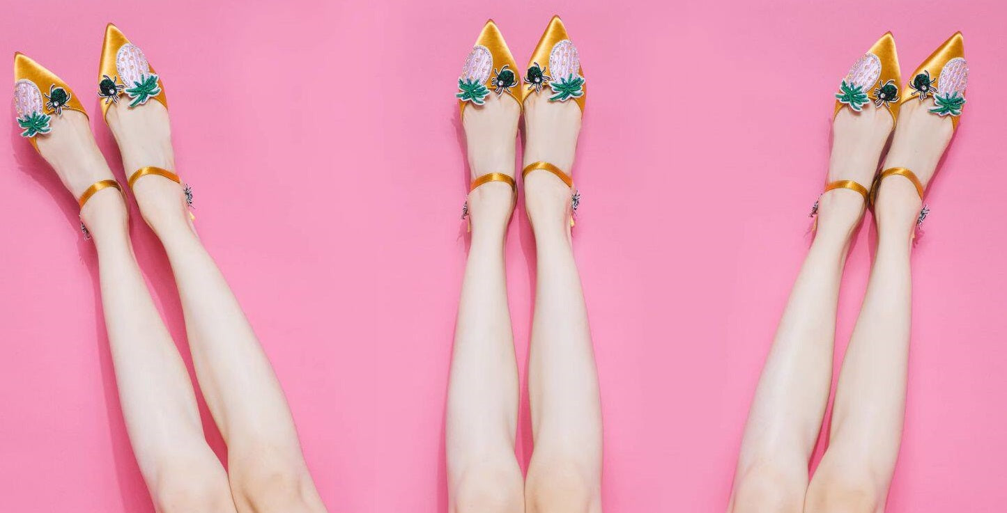B-FEI pineapple summer pointed-toe flat sandals-RUTH.