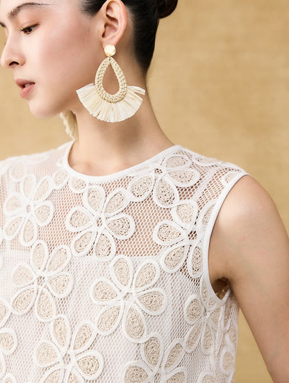 HECO Chinese three-dimensional embroidered dress two-piece dress - SQUIRM.