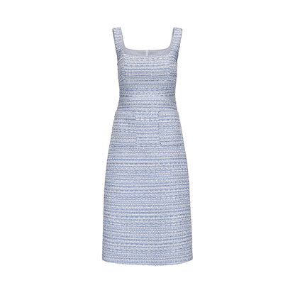 ATELIER MISS LU Splicing Small Fragrance Waist Dress - PROVE