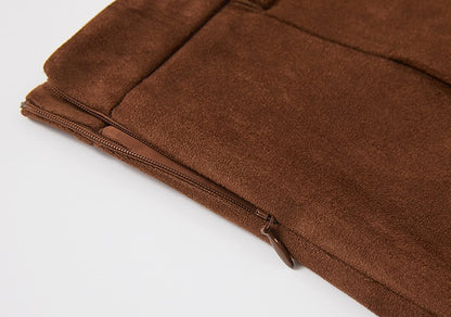 CHICHY American vintage suede pleated  Maillard complete set-EREN