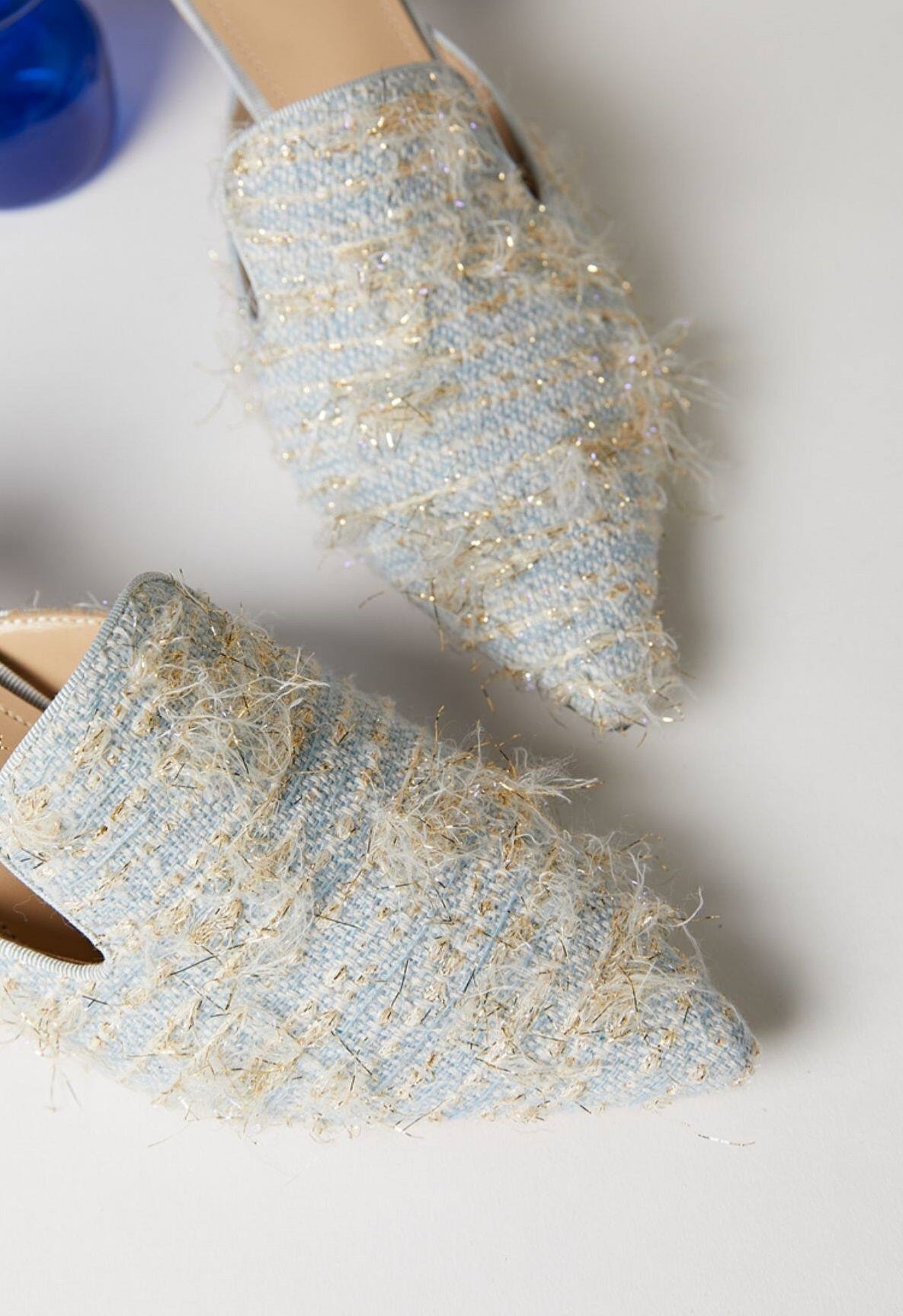 B-FEI heel mules pointed slippers-HAVI.