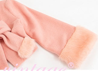 Le Palais  Peach Pie Slim Coat + Skirt Peach Pink Suit-PALM