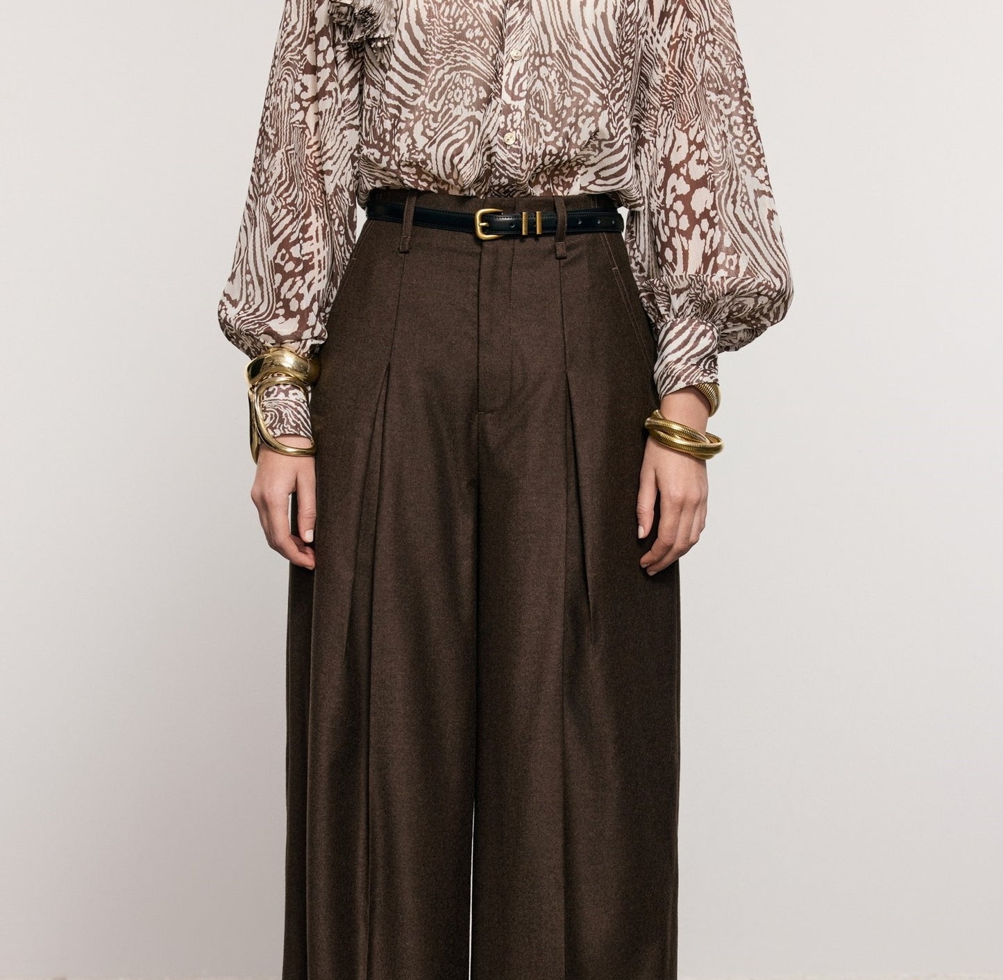 ANNASPEAK ROSSO Red Suit Pants Set-ADIO.