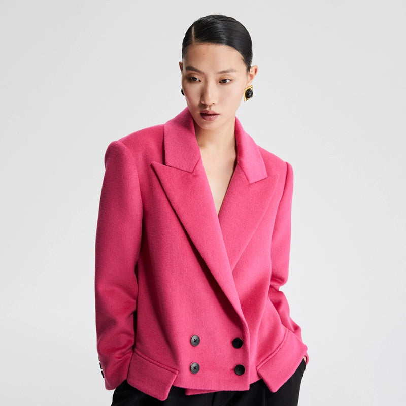 Pink 2025 wool blazer