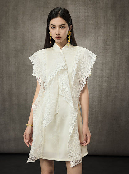 HECO Summer Layer Lace Short Dress - LIVING.