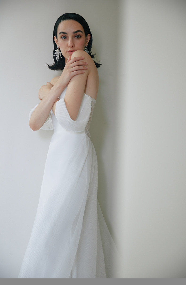 GOUDIN bridal high-end light luxury French evening dress -OZO.