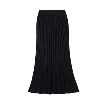 SUN YUER Knitted off-shoulder top and high-end skirt set - GENEVA