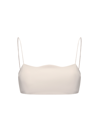 ATELIER MISS LU spring and summer Curve Neckline Design Camisole Top - WINE.