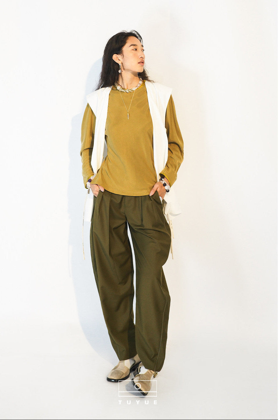 TUYUE Ancient Tailoring Slim Autumn and Winter Top - JALYN.