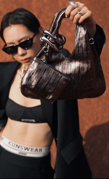 IUBALLET Classy Leather Canvas Tote Bag - MEANS.