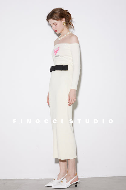 Off-Shoulder Designer Knitted set - Tiro