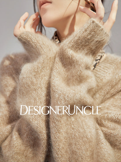 DGU "Nixiang" Raw Coconut Sweater New Lazy Style Loose and Versatile Slimming Temperament Top - Alexander.