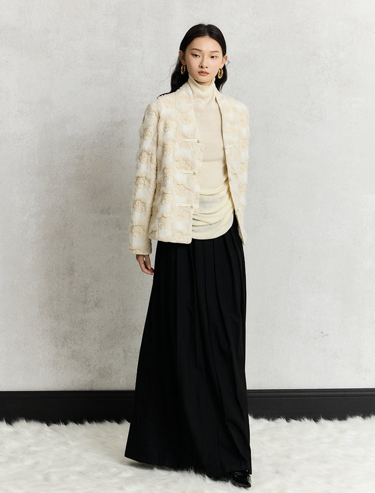 HECO embroidery mesh cardigan long sleeve jacket women - man.