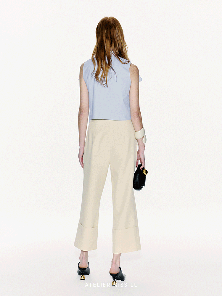 ATELIER MISS LUThree-dimensional Sleeveless Shirt - CHANNEL.