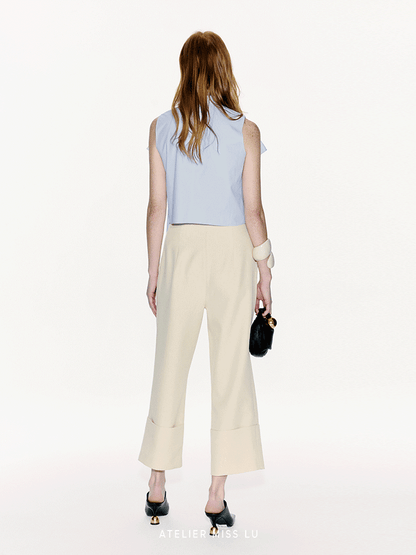 ATELIER MISS LUThree-dimensional Sleeveless Shirt - CHANNEL.