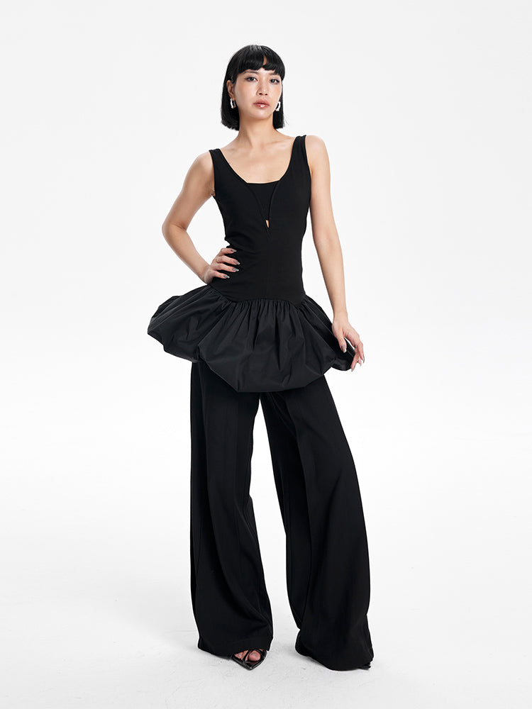 TINY IN vest-style dress with ballerina-style sleeveless slim ties-PIPO