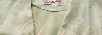 Le palais vintage jacquard satin waist- TEE.