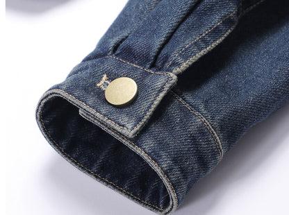WANGXO | Sophisticated Denim Shirt & Shorts Outfit Set - LUXOR.