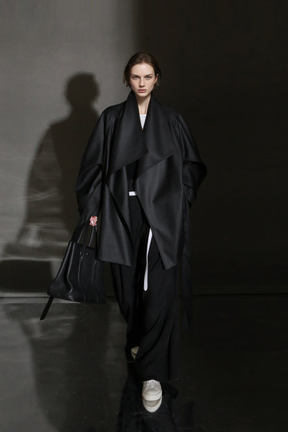 PIAOIN Silhouette design short windbreaker women's luxury jacket commuter-JEAN