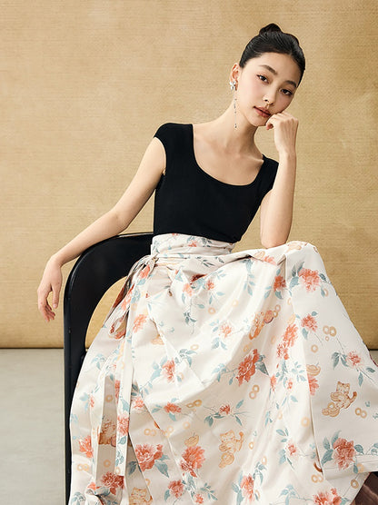 HECO Chinese U-neck Shoulder Top Early Summer Popular Cool Wear - MART.