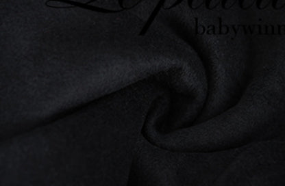 Le Palais Vintage  Black and White Dot Silhouette Fur Coats -DOE