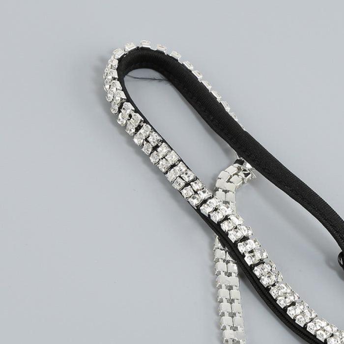 DOLLY Luxury Black Sleeveless Sequin Mesh Ribbon Birthday Dress-CARAMEL