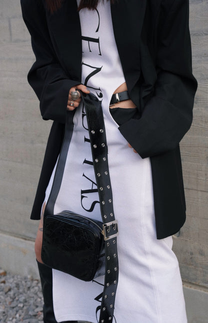 IUBALLET Small Leather Square Bag- GRACE.